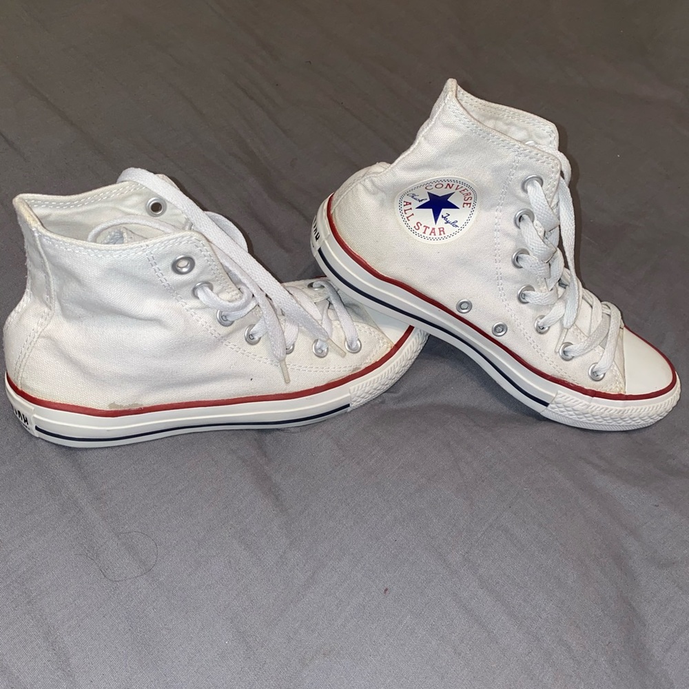 White High Top Converse